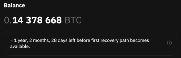 Liana time locked coins